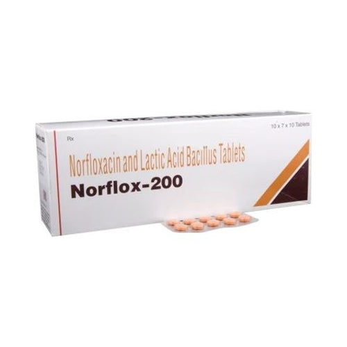 NORFLOX 200mg Tablet 10's