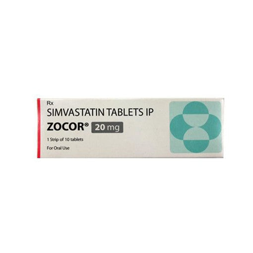Zocor 20mg Tablet 10'S